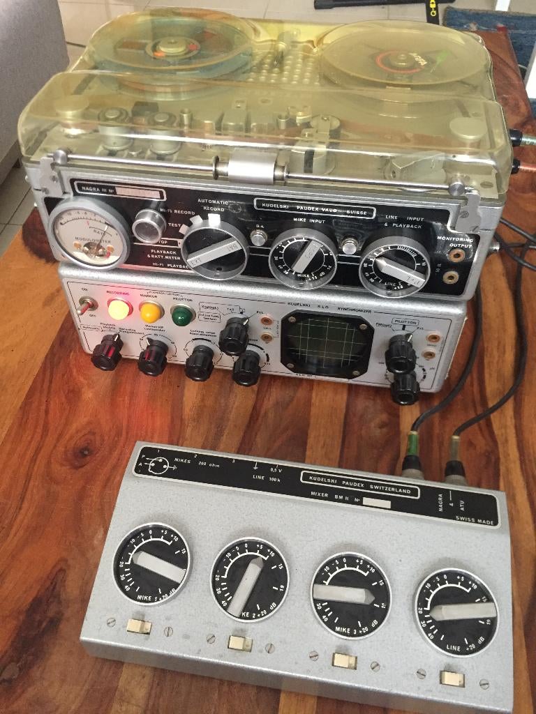 Nagra III & Kudelski SLO Synchronizer For Nagra, Audio, Tv en Foto, Bandrecorders, Ophalen of Verzenden, Bandrecorder