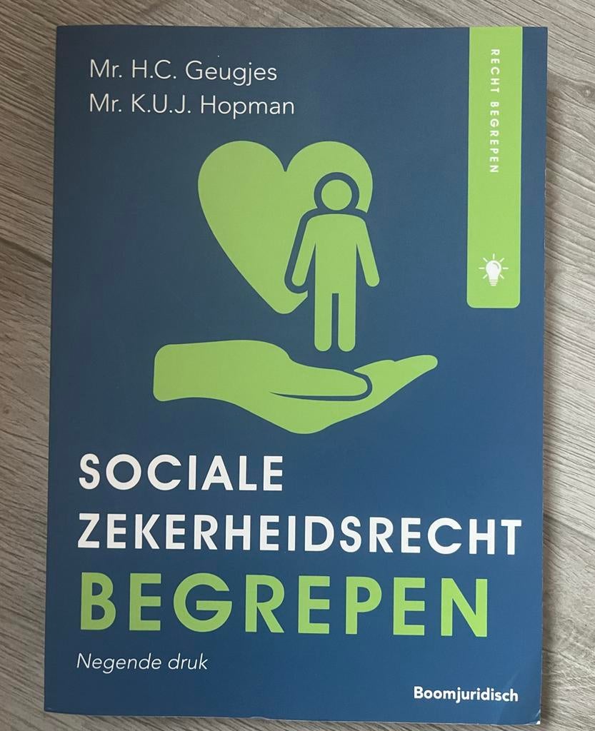 Socialezekerheidsrecht Begrepen - 9e druk (letterlijk nieuw), Verzenden, Gamma, Zo goed als nieuw, HBO