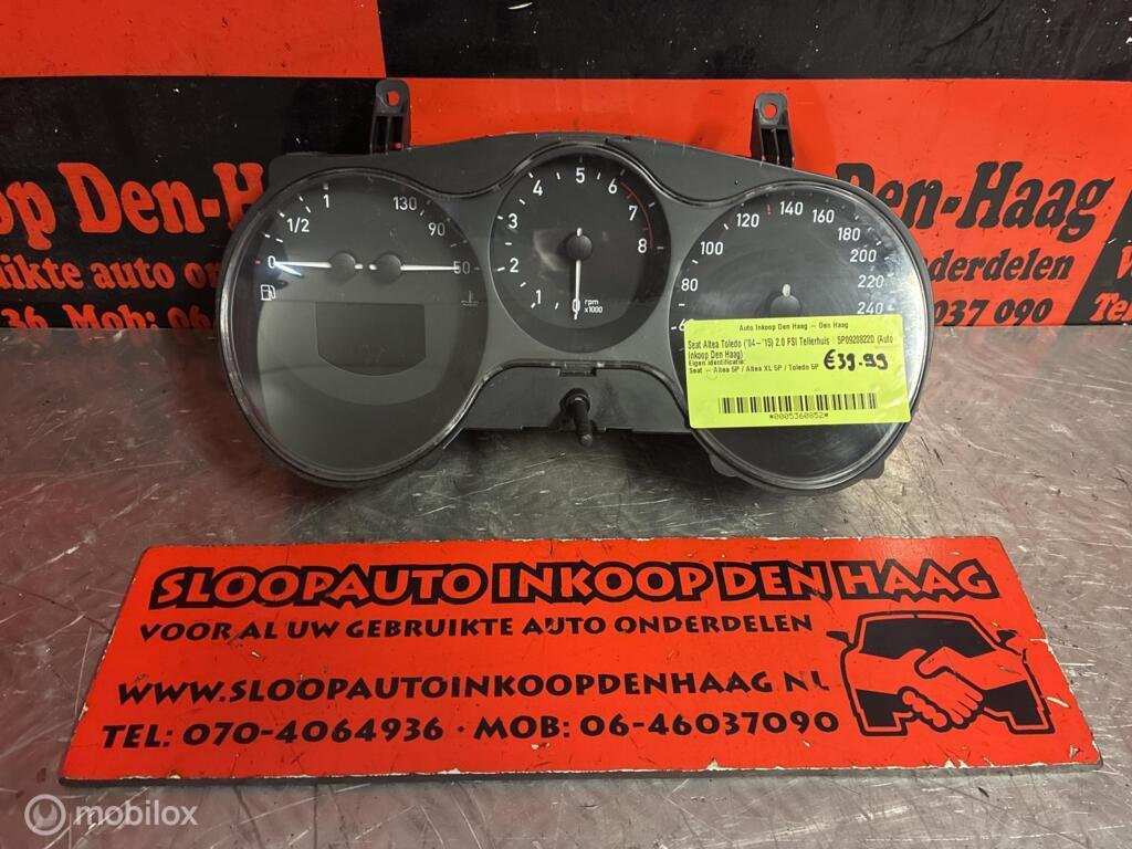 Seat Altea Toledo ('04-'15) 2.0 FSI Tellerhuis | 5P0920822D, Auto-onderdelen, Dashboard en Schakelaars, Gebruikt, Ophalen of Verzenden