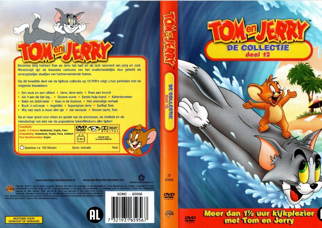 Tom en Jerry, deel 12, Alle leeftijden, Ophalen of Verzenden, Zo goed als nieuw