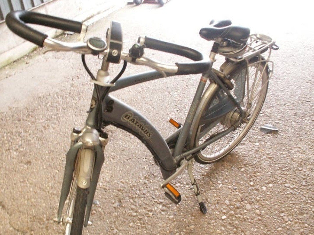 Elektrische fiets Batavus, Ophalen