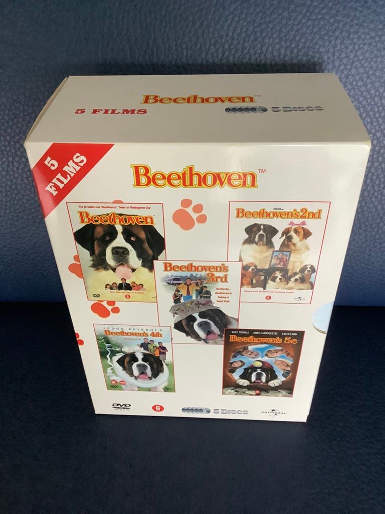 Beethoven 1-5 Boxset - nieuw - favoriete Sint Bernhardhond, Boxset, Ophalen of Verzenden, Zo goed als nieuw, Komedie