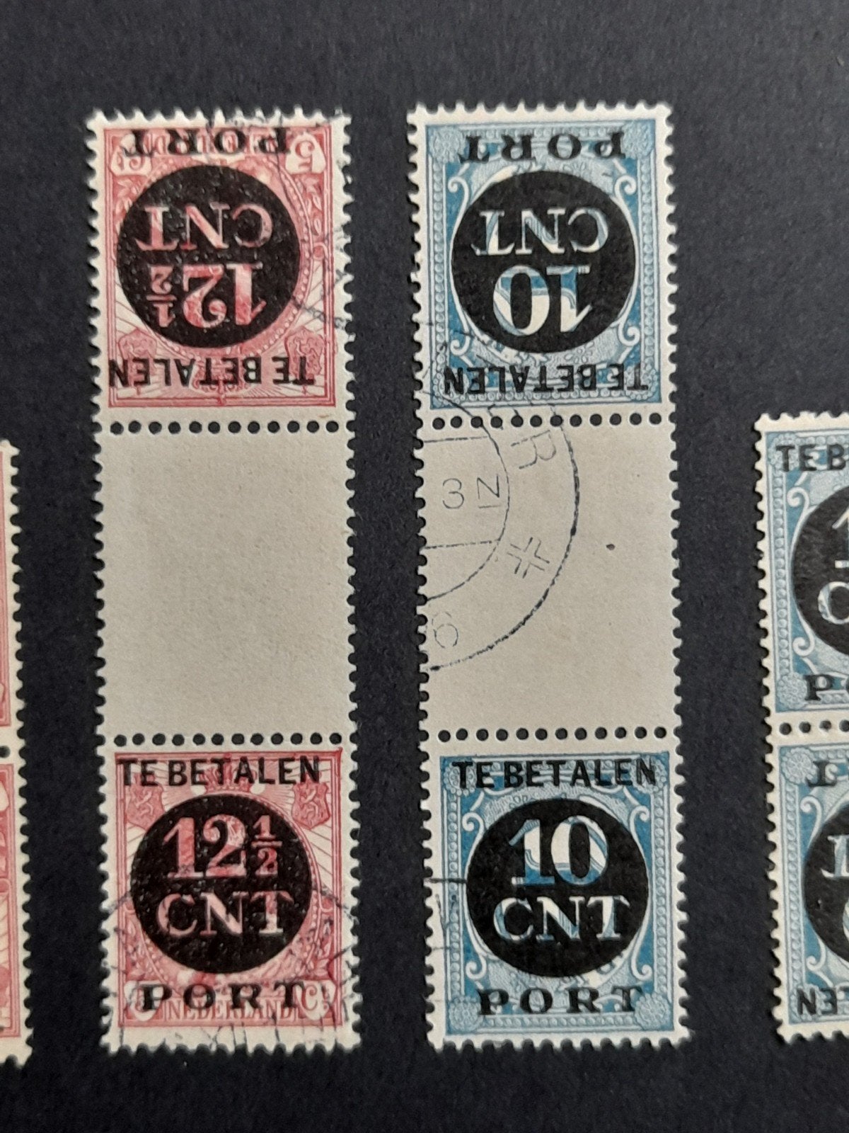 Tète-beche  P67a  67b 68a en 68b, Postzegels en Munten, Ophalen of Verzenden