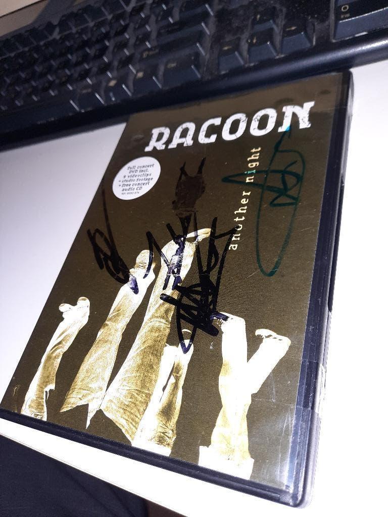 DVD CD GESIGNEERD Racoon – Another Night, Alle leeftijden, Ophalen, Gebruikt