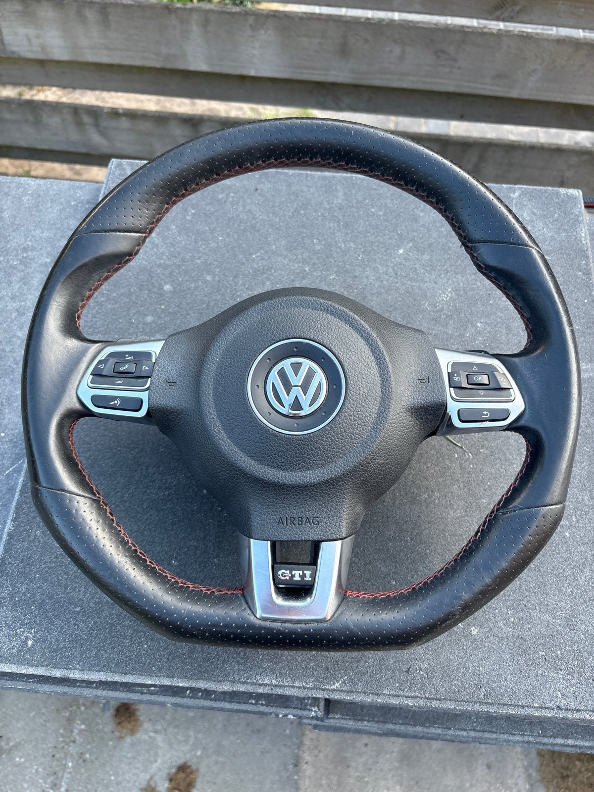 VW Polo 6R GTI Stuurwiel - Origineel en Compleet, Ophalen of Verzenden, Gebruikt, Volkswagen
