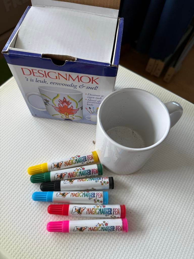 Designmok met stiften, Meerkleurig, Ophalen of Verzenden, Zo goed als nieuw, Overige merken