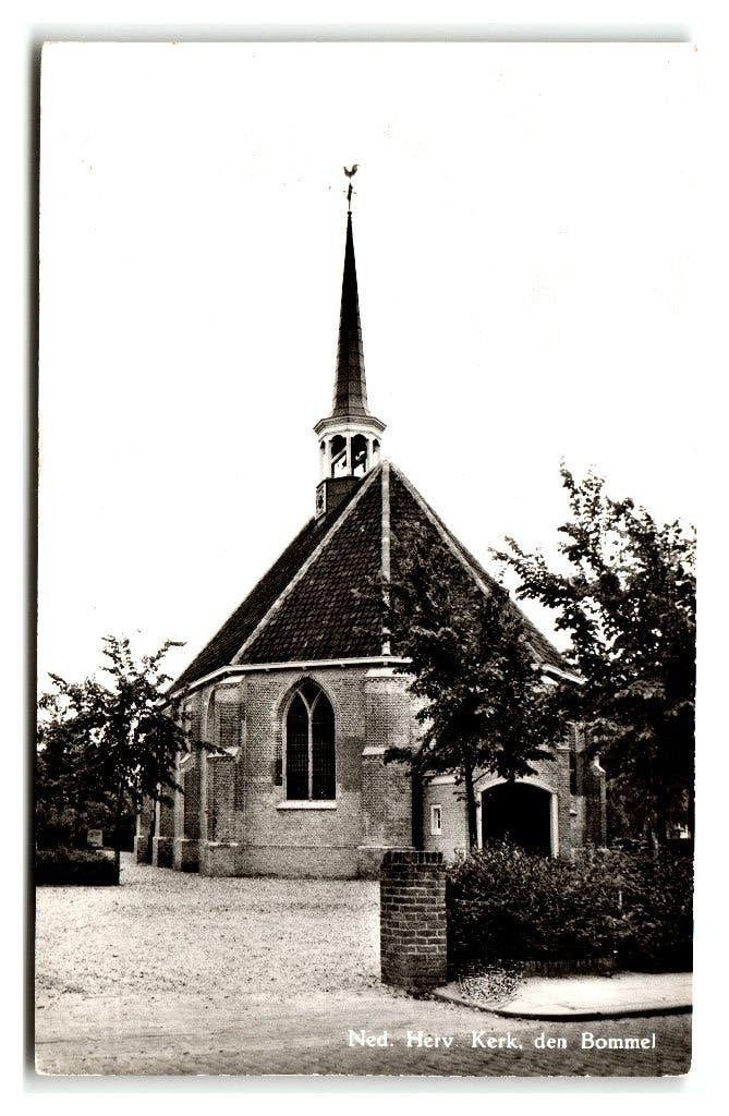 Den Bommel, Ned. Herv. Kerk, Verzenden, 1940 tot 1960, Gelopen, Zuid-Holland