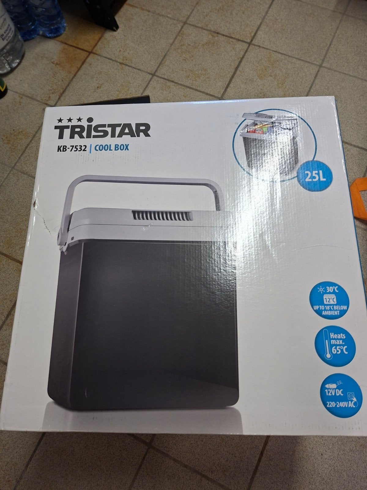 TRISTAR koelbox 25L, Ophalen of Verzenden, Zo goed als nieuw, Elektrisch