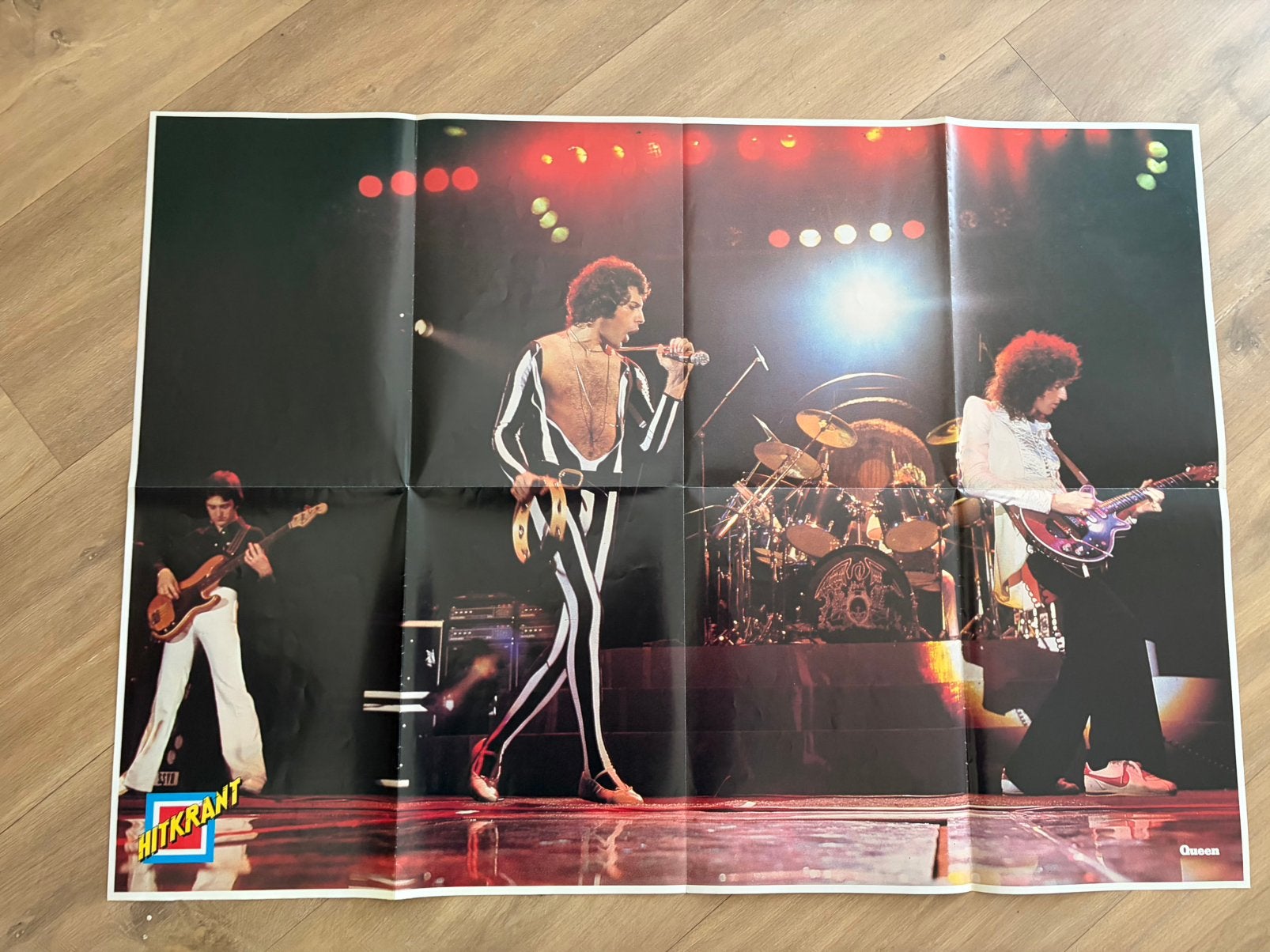 Grote poster QUEEN, Ophalen of Verzenden, Zo goed als nieuw, A1 t/m A3, Muziek