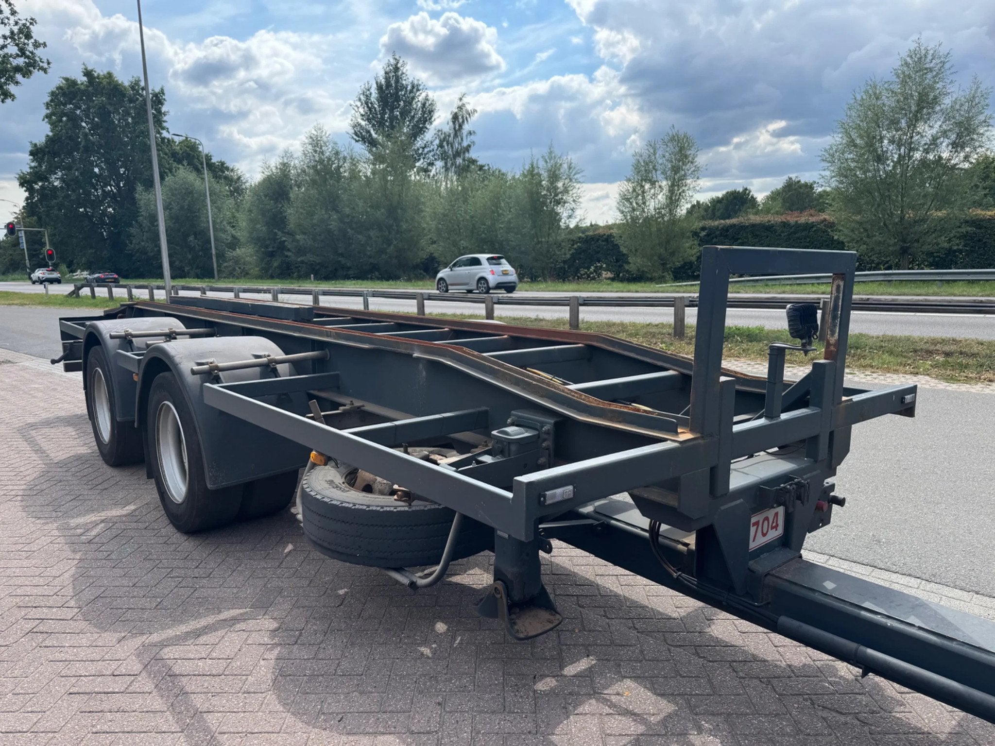 Pacton MXA.218 2 Ass aanhangwagen wissellaadbakken, Overige brandstoffen, Origineel Nederlands, Particulier, Aanhangers en Opleggers