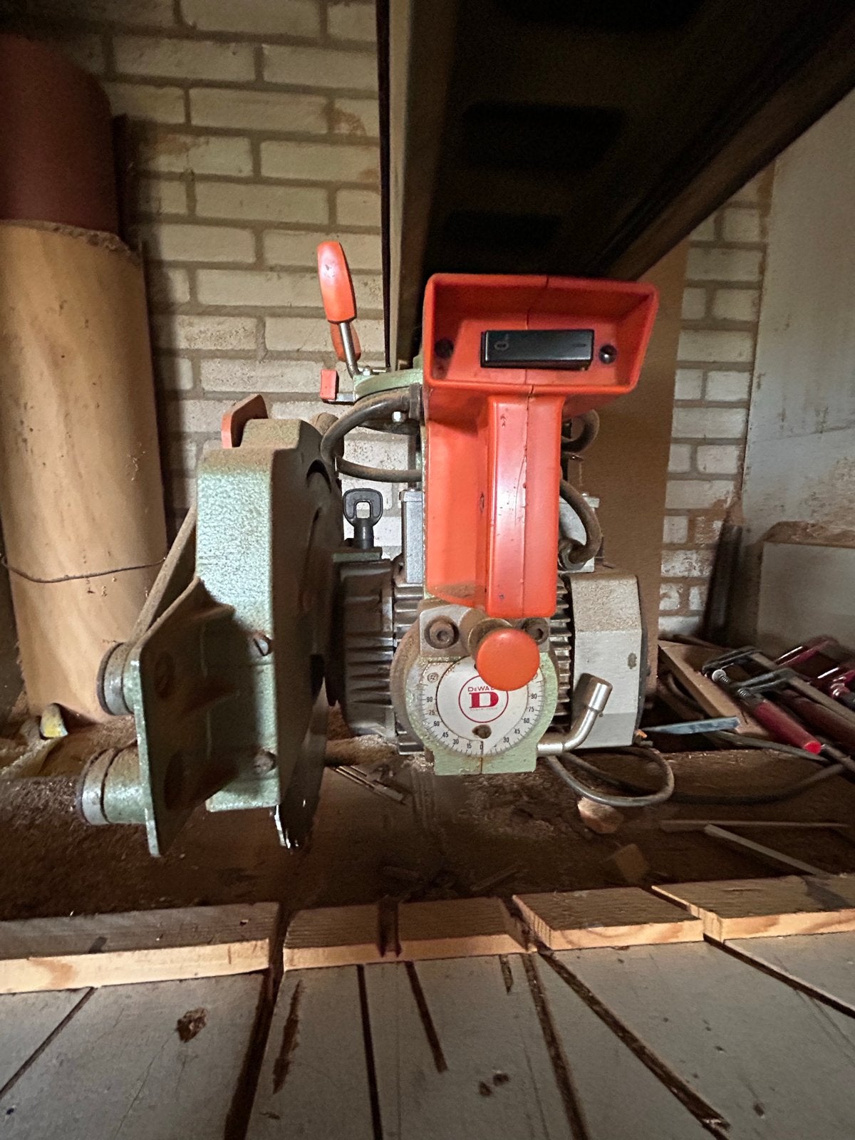 DeWalt Power Shop DW125 Afkortzaag - Krachtig en Betrouwbaar, Ophalen, Gebruikt, 70 mm of meer, Afkortzaag