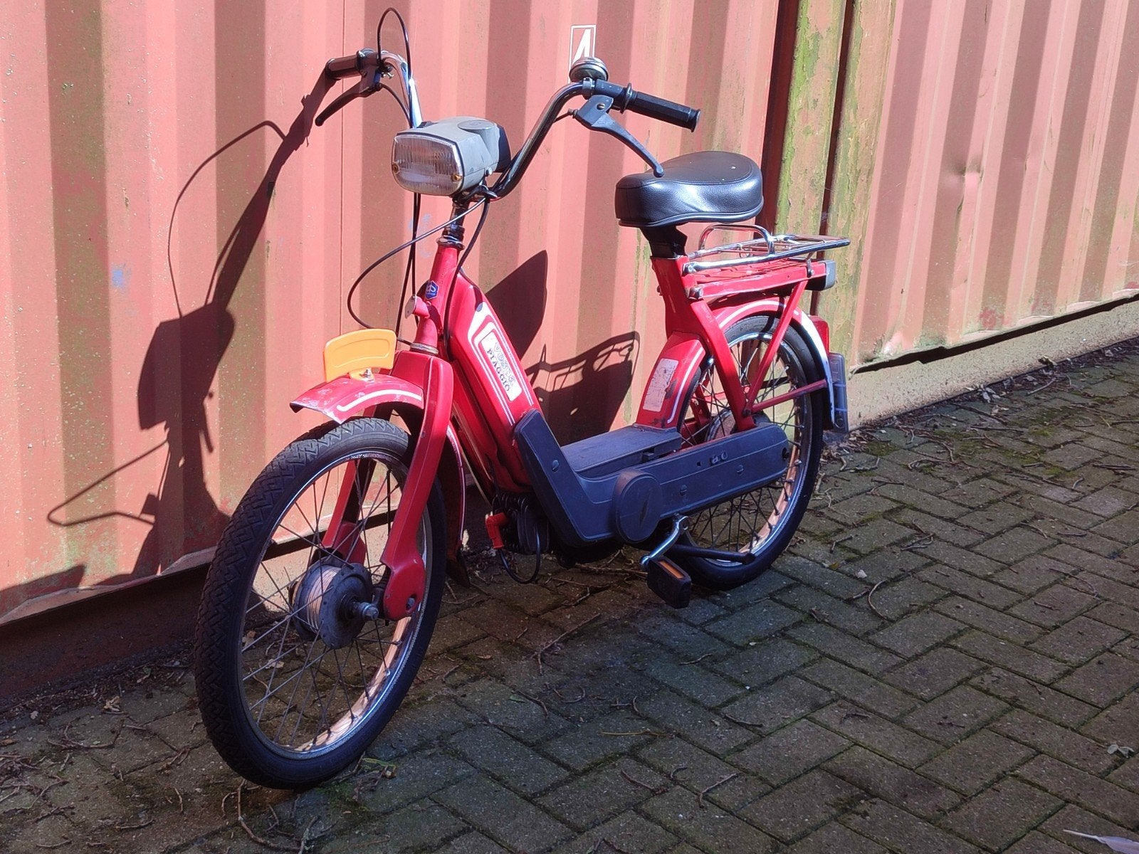 Vespa Ciao Rood, Fietsen en Brommers, Brommers | Vespa, Gebruikt, Ciao, Maximaal 25 km/u, Ophalen
