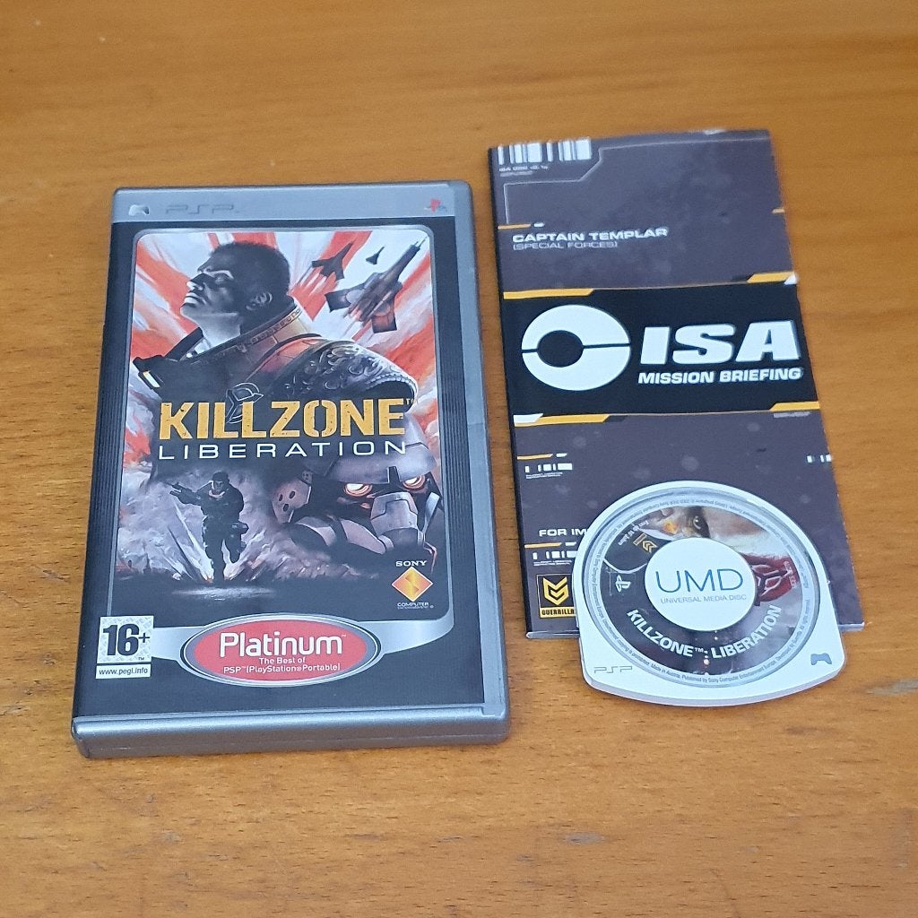 PSP | Killzone Liberation, Spelcomputers en Games, Games | Sony PlayStation Portable, Gebruikt, Vanaf 18 jaar, Shooter, 1 speler