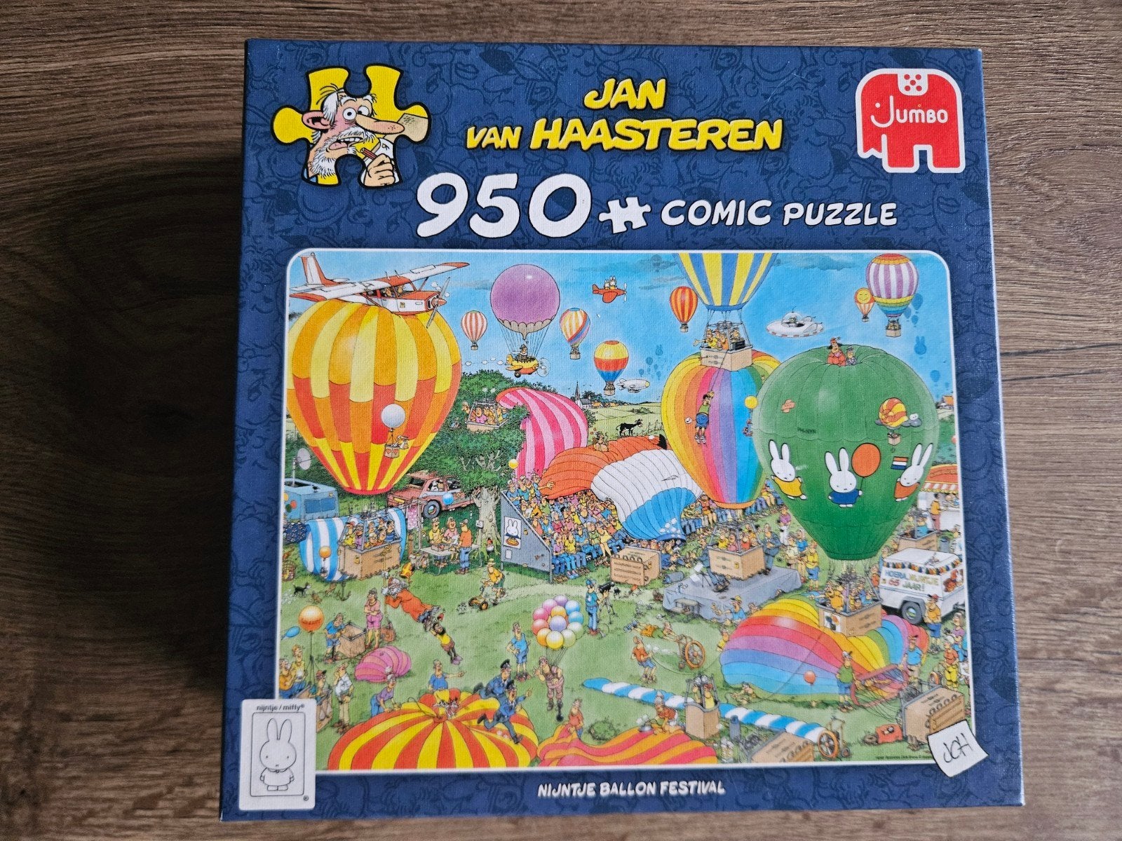 Jan van Haasteren Puzzel Nijntje Ballon Festival 950 stukjes, Ophalen of Verzenden, 500 t/m 1500 stukjes, Zo goed als nieuw
