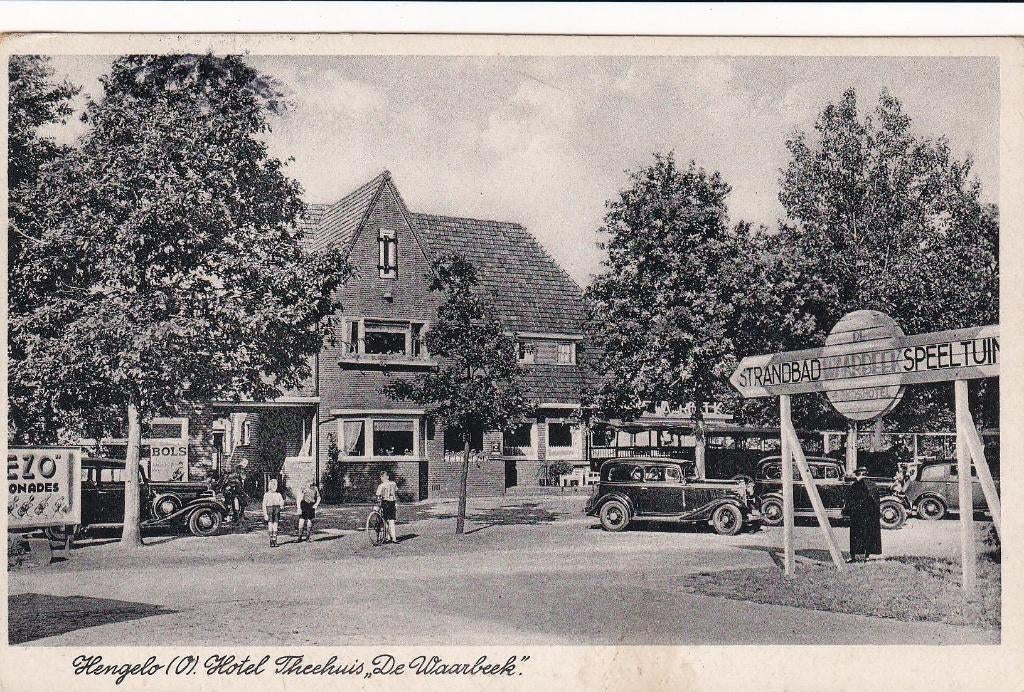 Hengelo, De Waarbeek., Verzenden, 1920 tot 1940, Gelopen, Overijssel