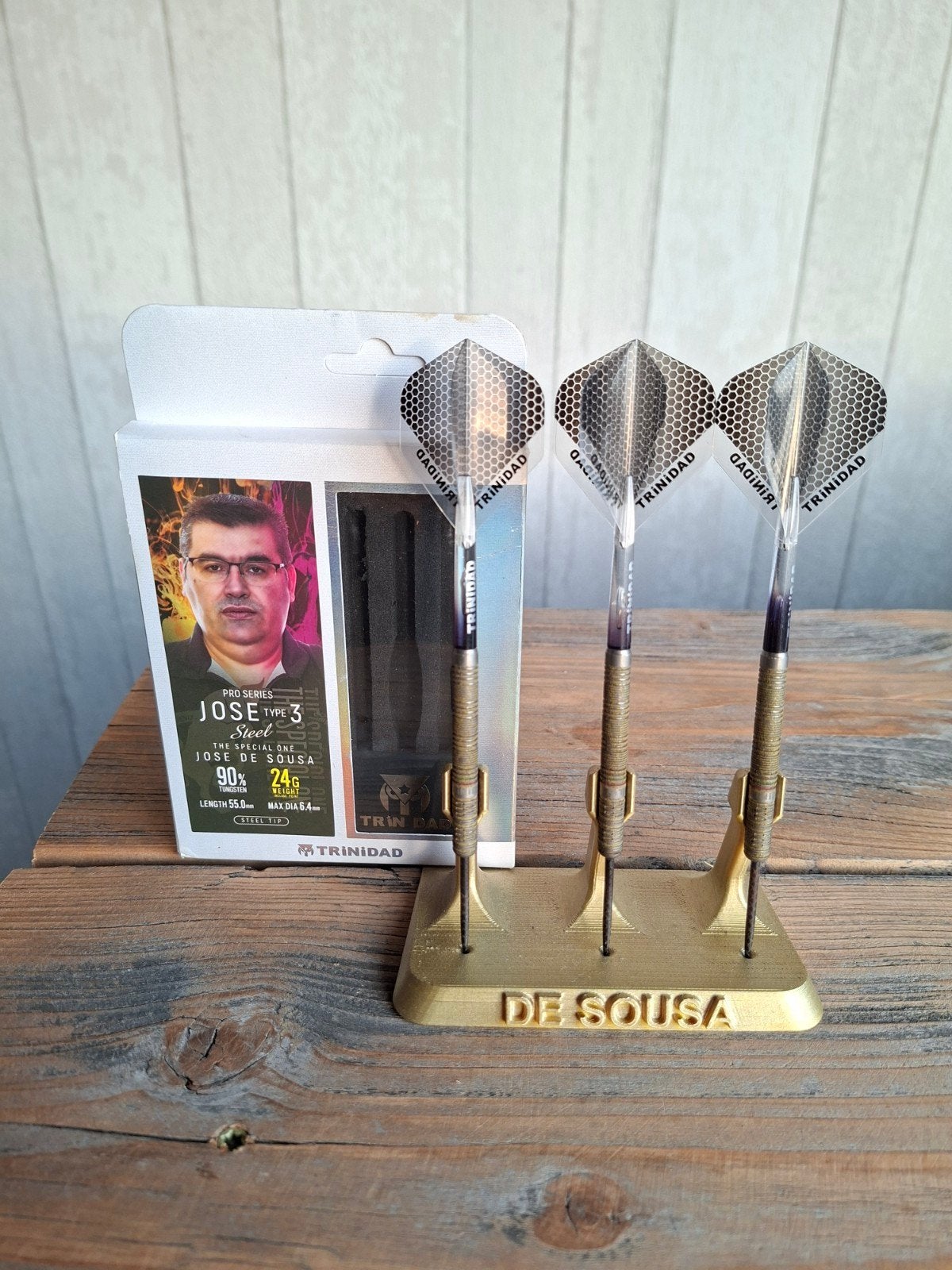 Trinidad Jose De Sousa Type 3 Steel Darts 24g, Verzenden, Nieuw, Pijlen