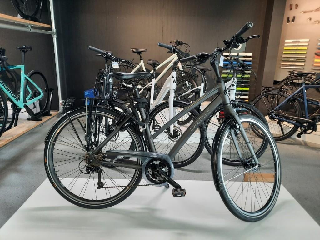 Gazelle Chamonix S30 Eclipse maat 49, Ophalen, Gebruikt, Velgrem, 47 tot 50 cm