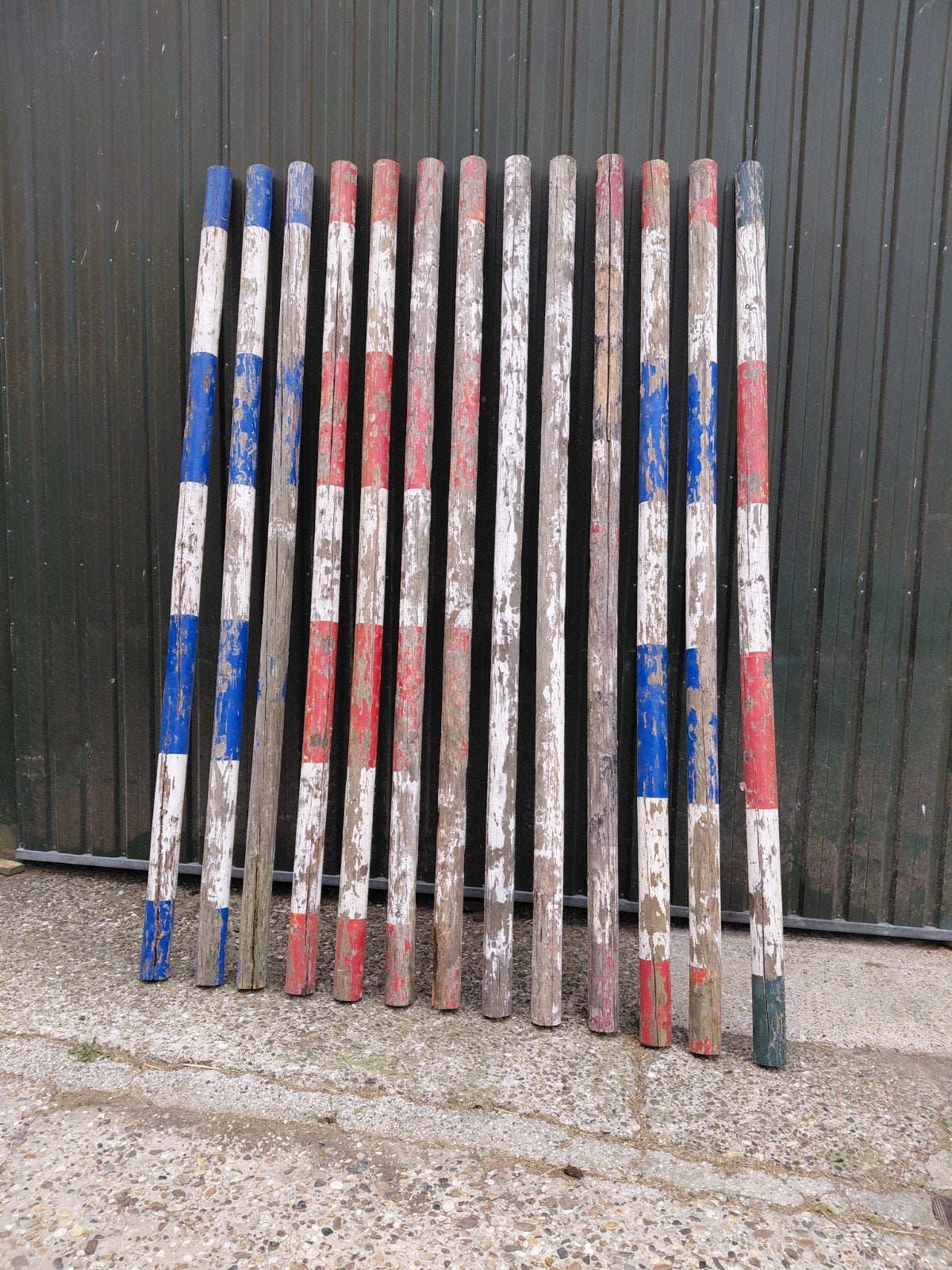 13 hindernis balken, Ophalen, Springen