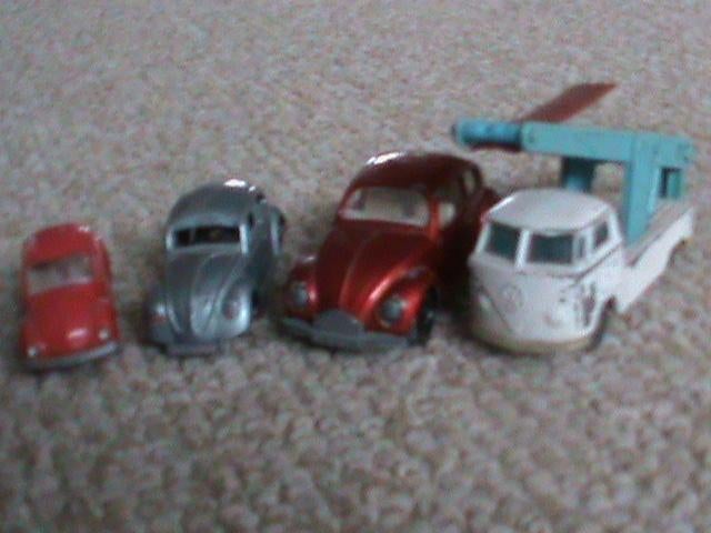 4 modelauto's  Volkswagen, Ophalen of Verzenden, Gebruikt, Auto