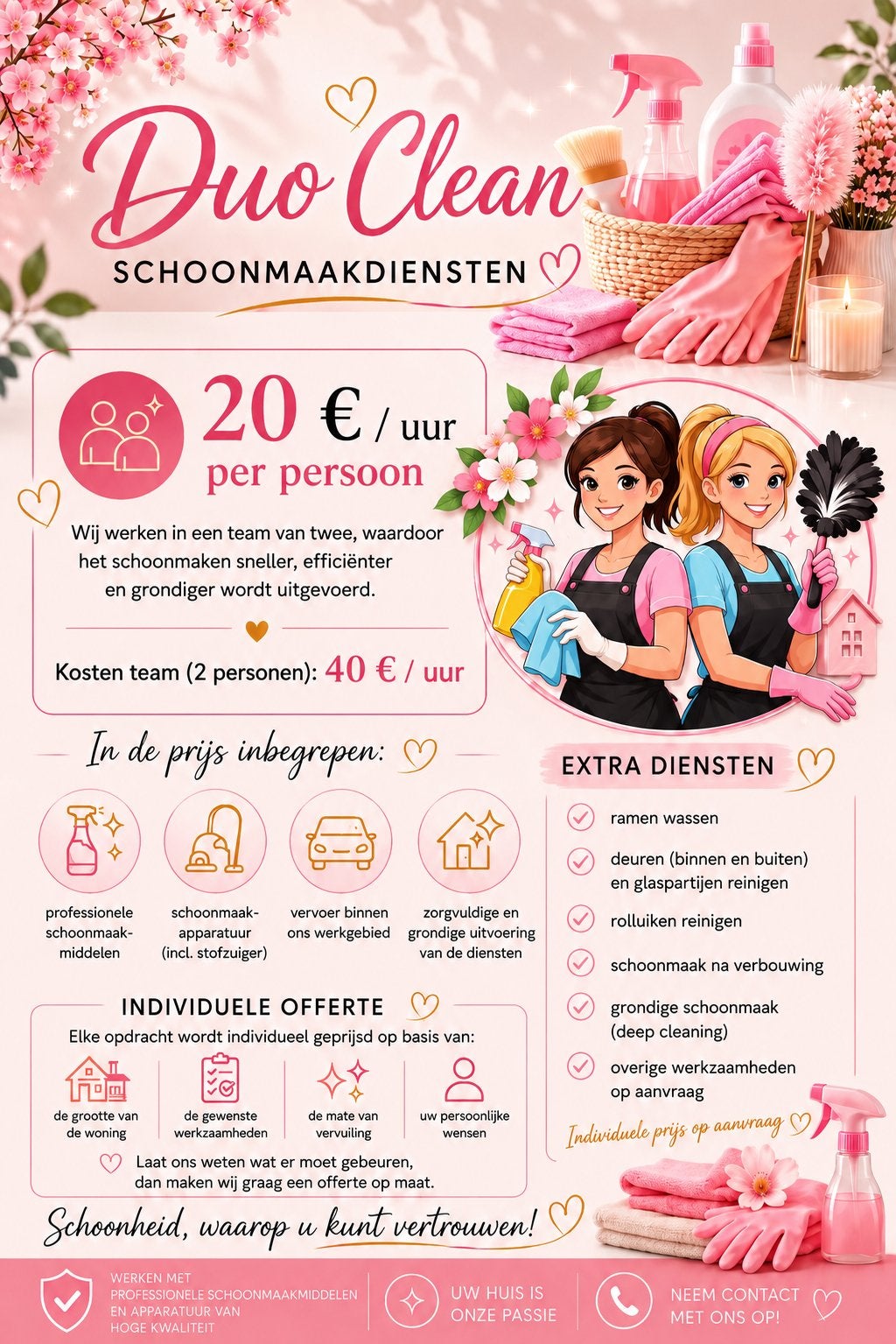 Huishoudelijke hulp, Vacatures, Vacatures | Schoonmaak en Facilitaire diensten