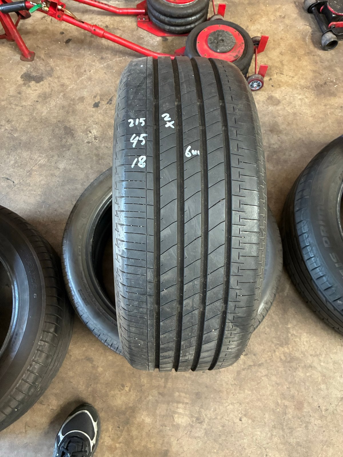 Bridgestone Turanza T005 215/45R18 Zomerbanden (2 stuks), Ophalen, 18 inch, Band(en), Personenwagen