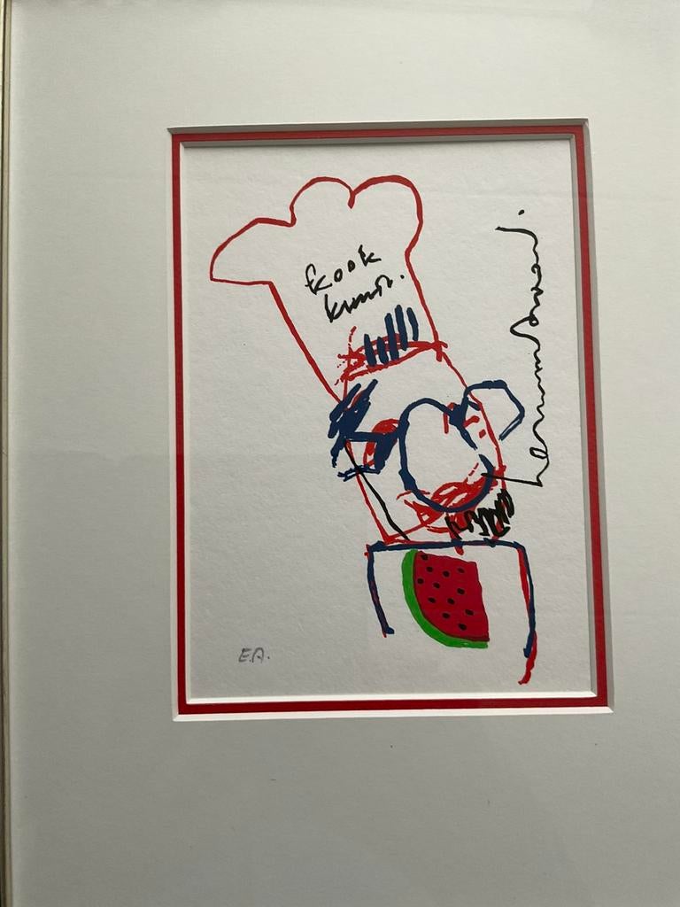 Herman brood, kookkunst, Ophalen of Verzenden