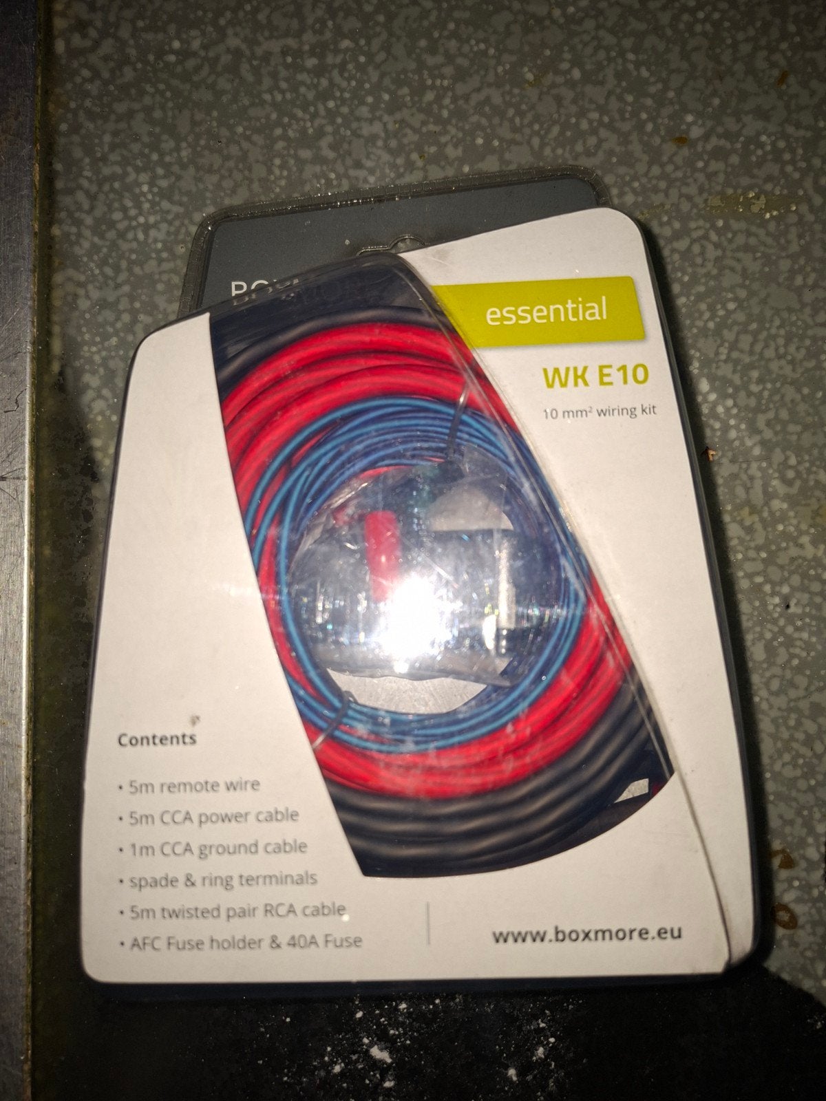 Essential WK E10 10mm² bedradingskit, Ophalen of Verzenden, Nieuw, 2 tot 5 meter, Overige kabels