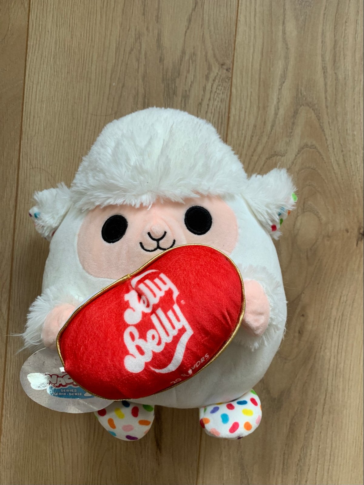 Zuru Snackles Lam Babra serie 2 met Jelly Belly - 38cm, Overige merken, Overige typen, Ophalen of Verzenden, Middelgroot (20 tot 80 cm)