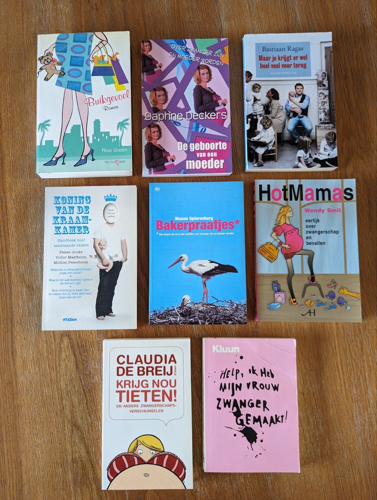 Partij 8 boeken over vader/zwanger/ouderschap.Sommigen nieuw, Ophalen of Verzenden, Nieuw, Zwangerschap en Bevalling