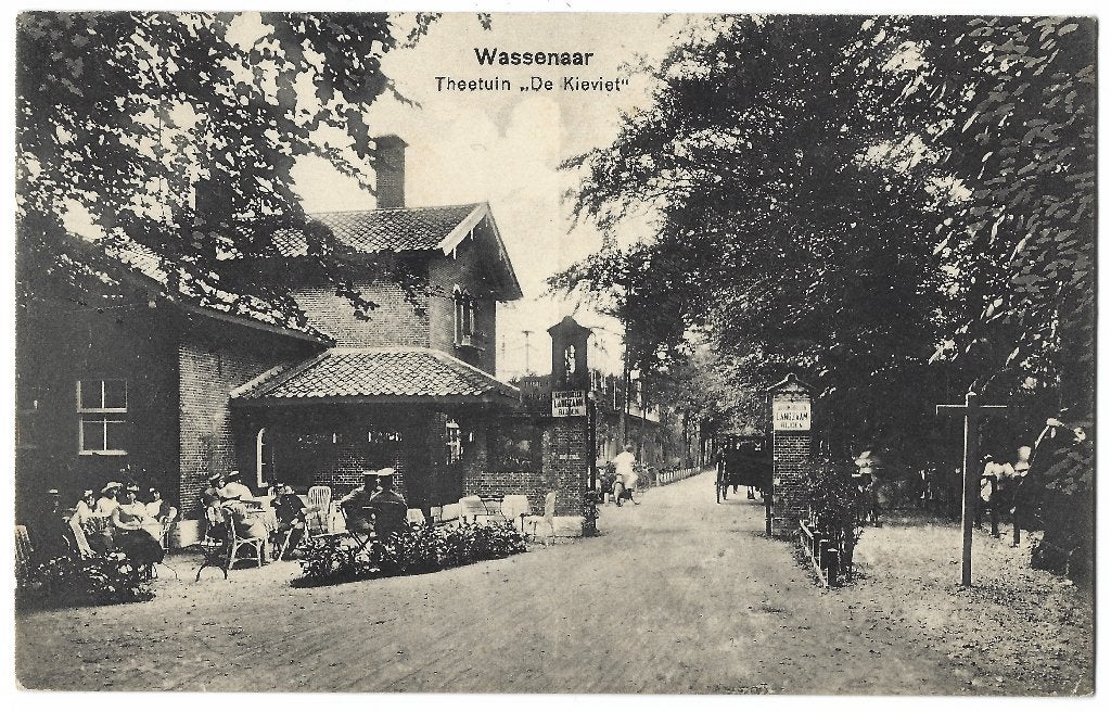 Wassenaar, Theetuin De Kieviet, Verzenden, Voor 1920, Gelopen, Zuid-Holland