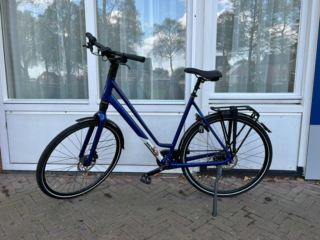Koga F3 2.0 Blauw High Gloss uit 2023, Fietsen en Brommers, 56 cm of meer, Zo goed als nieuw, Schijfrem, Ophalen