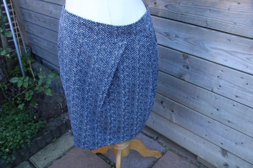 Rok blauw/ wit Purdey mt L Vaste prijs, Blauw, Maat 42/44 (L), Ophalen of Verzenden, Zo goed als nieuw