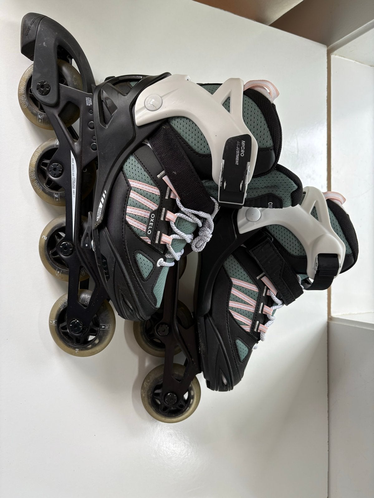 Oxelo Fit 5 Junior verstelbare inline skates (maat 35-38), Kinderen, Inline skates 4 wielen, Ophalen, Overige merken