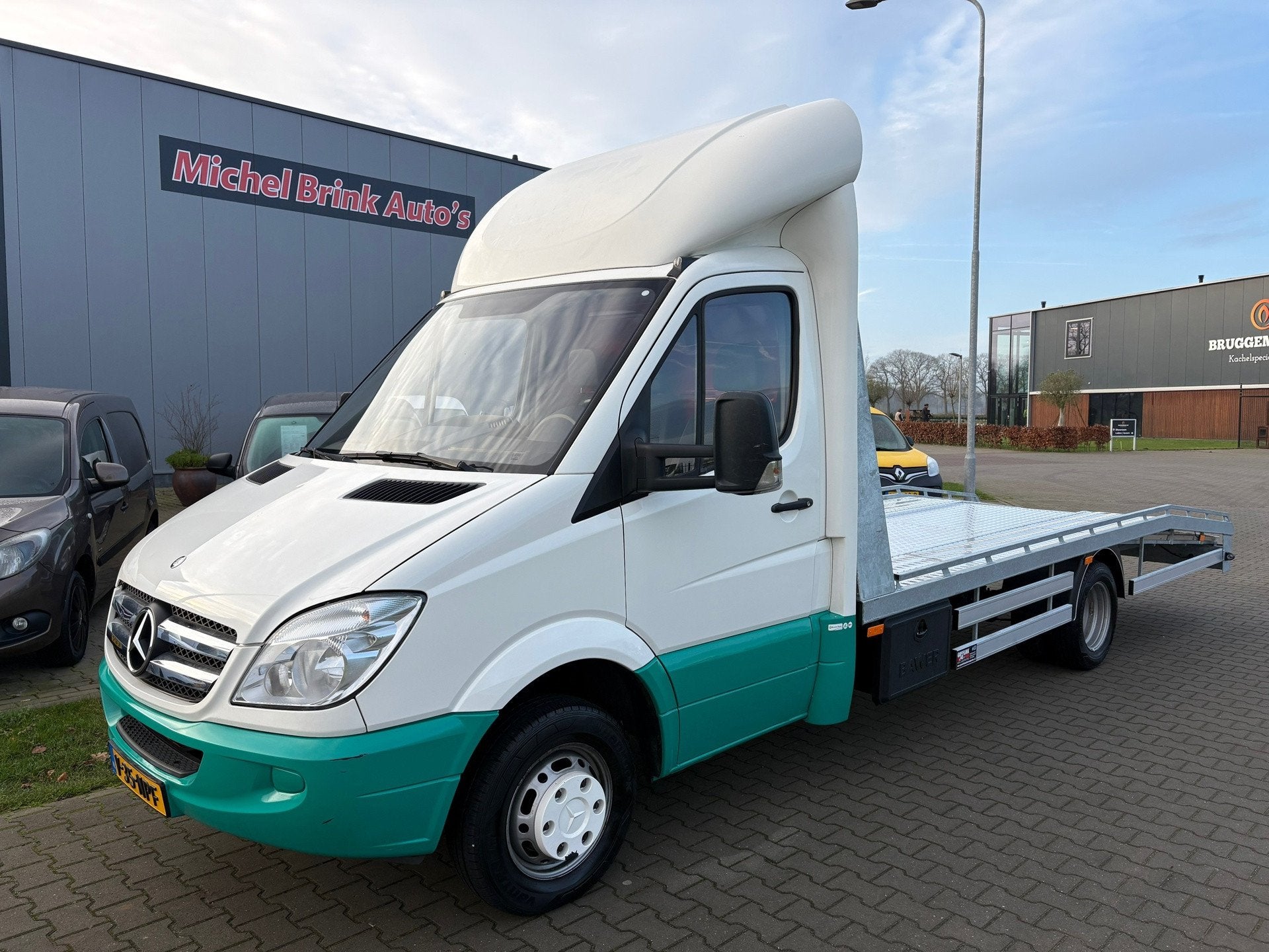 Mercedes-Benz 518 CDI Oprijwagen AutoTransporter, Auto's, Automaat, Stof, Gebruikt, Zwart