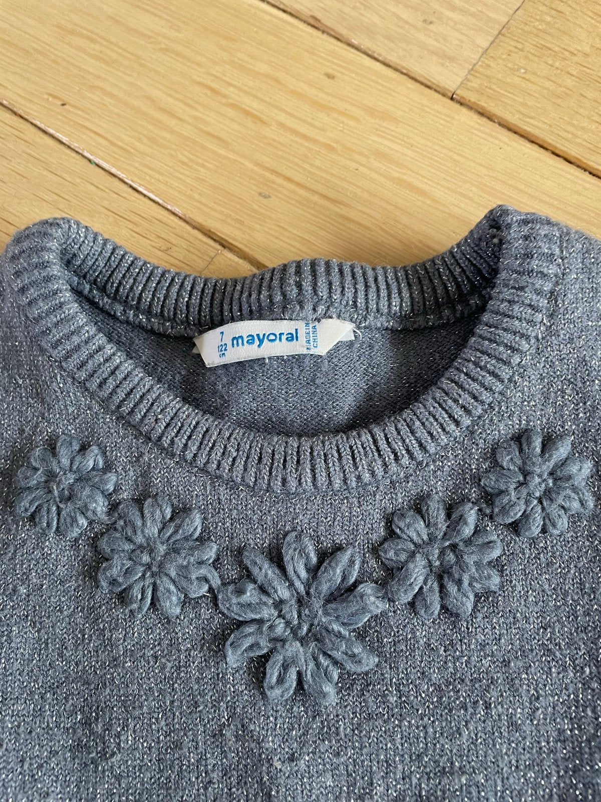 Mayoral jurk met tule rok en bloemen, Ophalen, Zo goed als nieuw, Meisje
