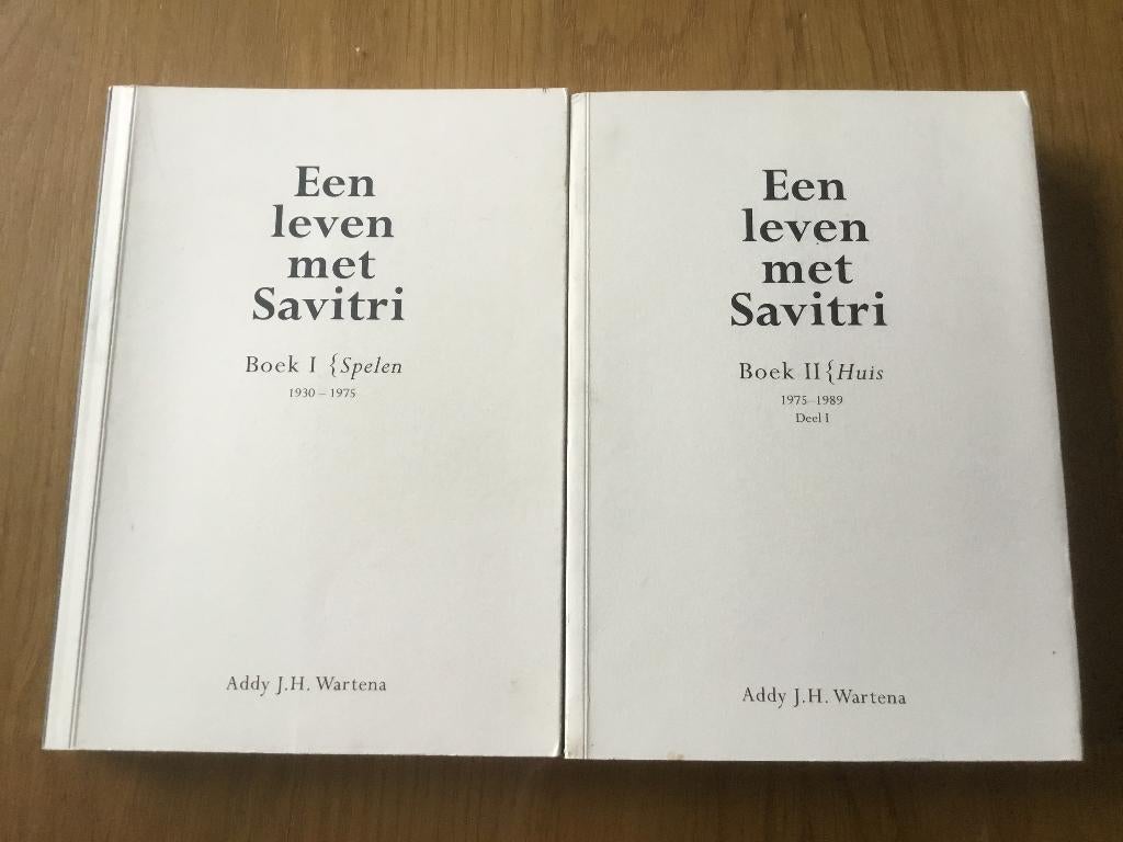 Een leven met Savitri - Boek 1 + 2, Boeken, Ophalen of Verzenden, Zo goed als nieuw, Spiritualiteit algemeen, Overige typen