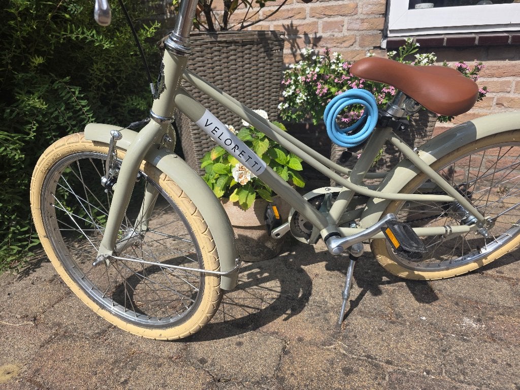 Veloretti Junior Pebble Grey zgan, Fietsen en Brommers, Ophalen, Veloretti, Zo goed als nieuw, Terugtraprem