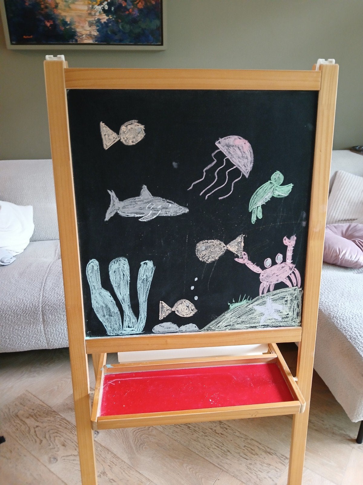 IKEA MÅLE krijtbord+withboard, Ophalen