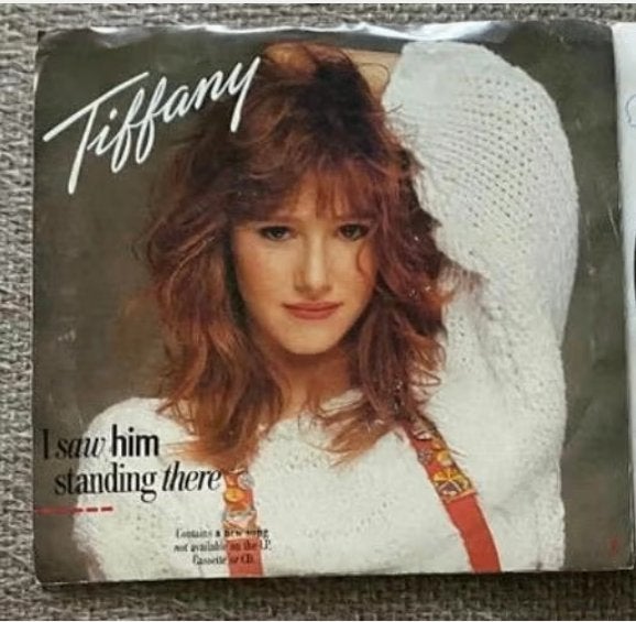 Vinyl Singeltje Tiffany I saw him standing there, Ophalen of Verzenden, Zo goed als nieuw, Pop