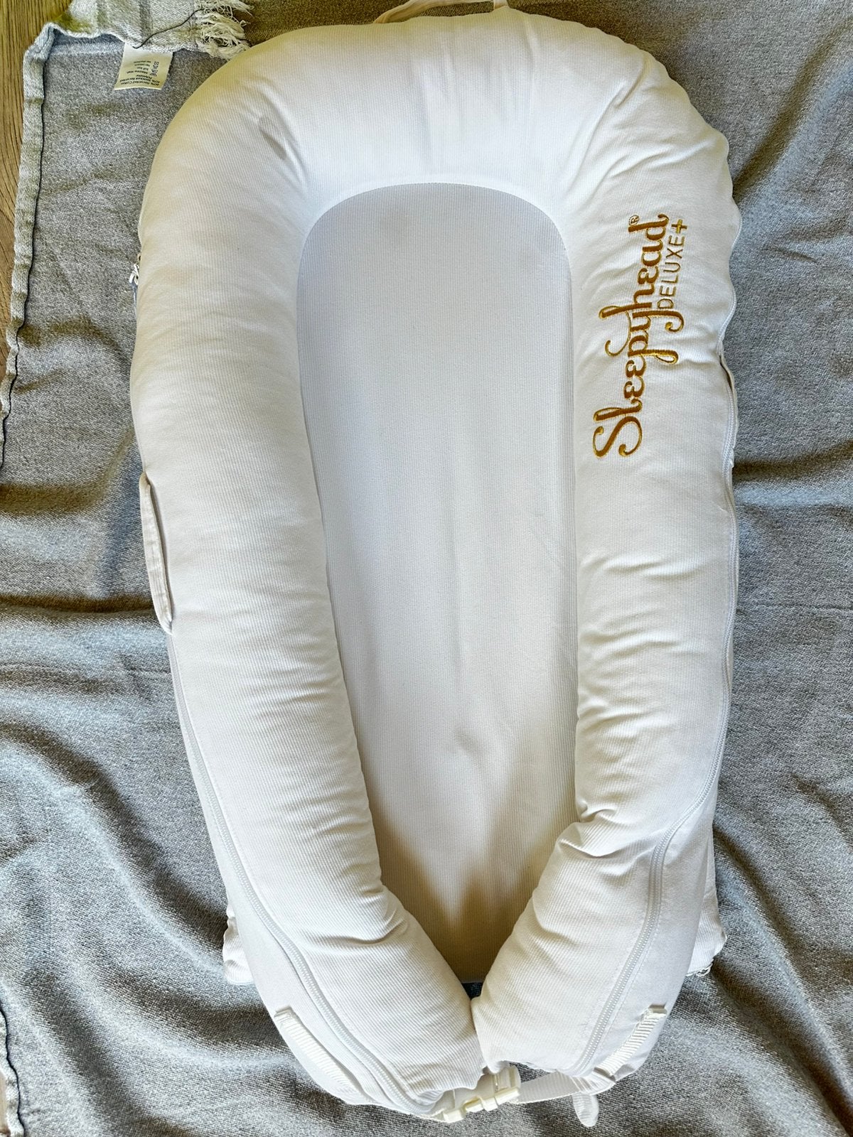 Sleepyhead deluxe wit - babynestje, Ophalen of Verzenden, Zo goed als nieuw, Ledikant