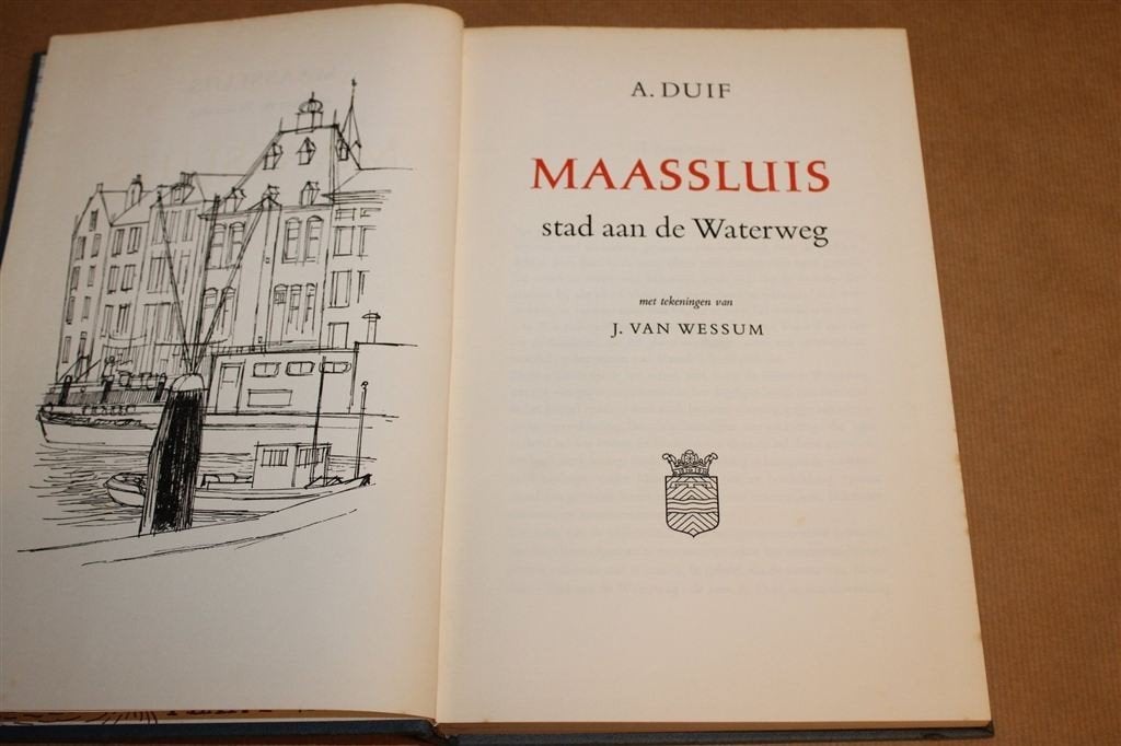 Maassluis — Stad aan de Waterweg, Stadsgeschiedenis 1964, Ophalen of Verzenden, Gelezen