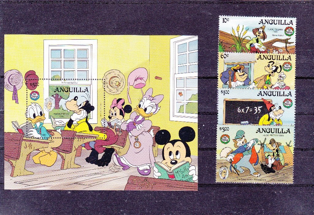 Disney Anguilla Kerst 1985 (1216), Verzenden, Postfris, Overige thema's