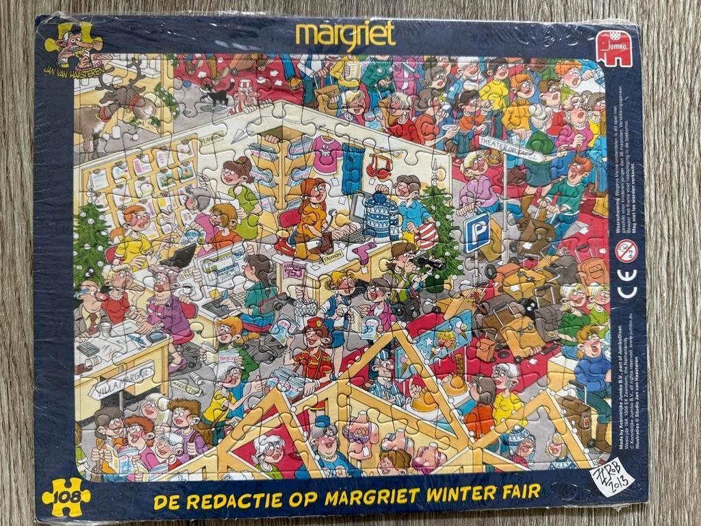 De Redactie op Margriet Winter Fair -JvH puzzel 108 stukjes, Ophalen of Verzenden, 500 t/m 1500 stukjes, Nieuw, Legpuzzel