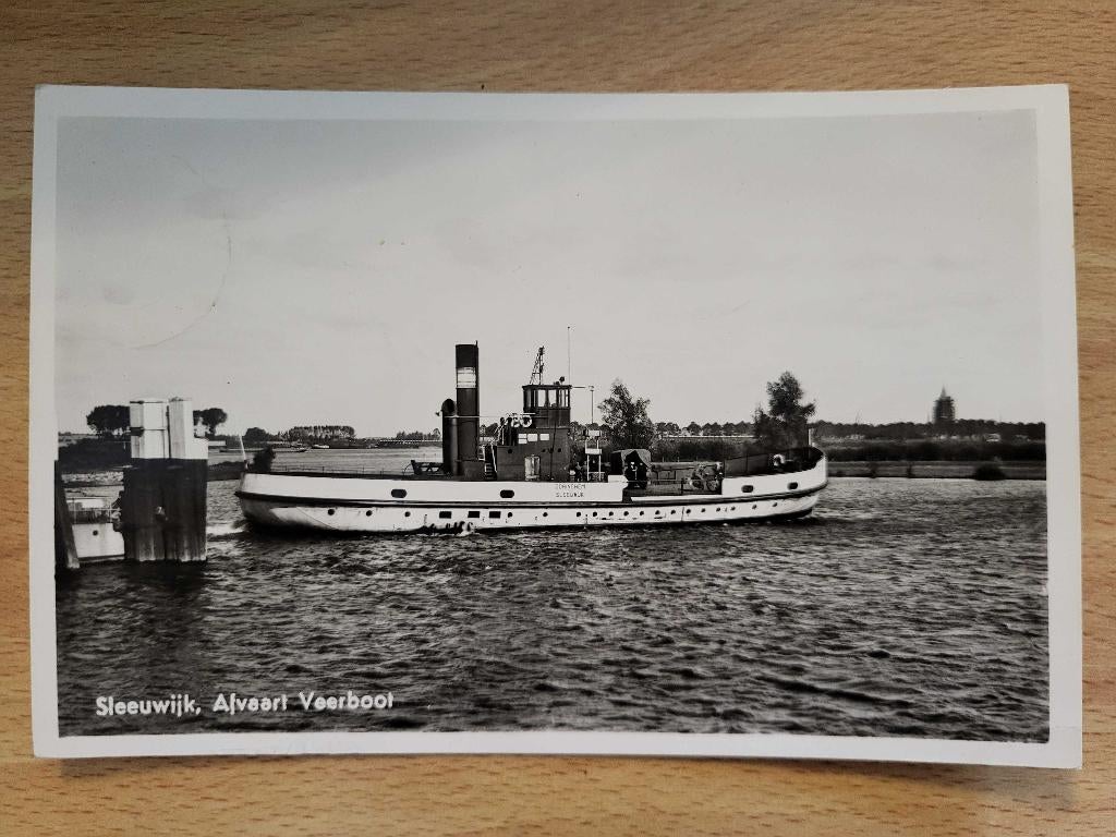 ansicht SLEEWIJK Veerboot veerpont, Ophalen of Verzenden, Voor 1920, Noord-Brabant