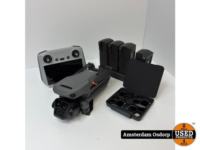 DJI Mavic 3 Pro + Pro controller + 4 batterijen + flightcase