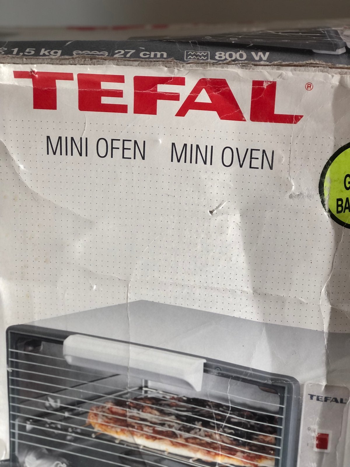 Tefal oventje voor caravan of thuis, Tuin en Terras, Ophalen of Verzenden, Zo goed als nieuw