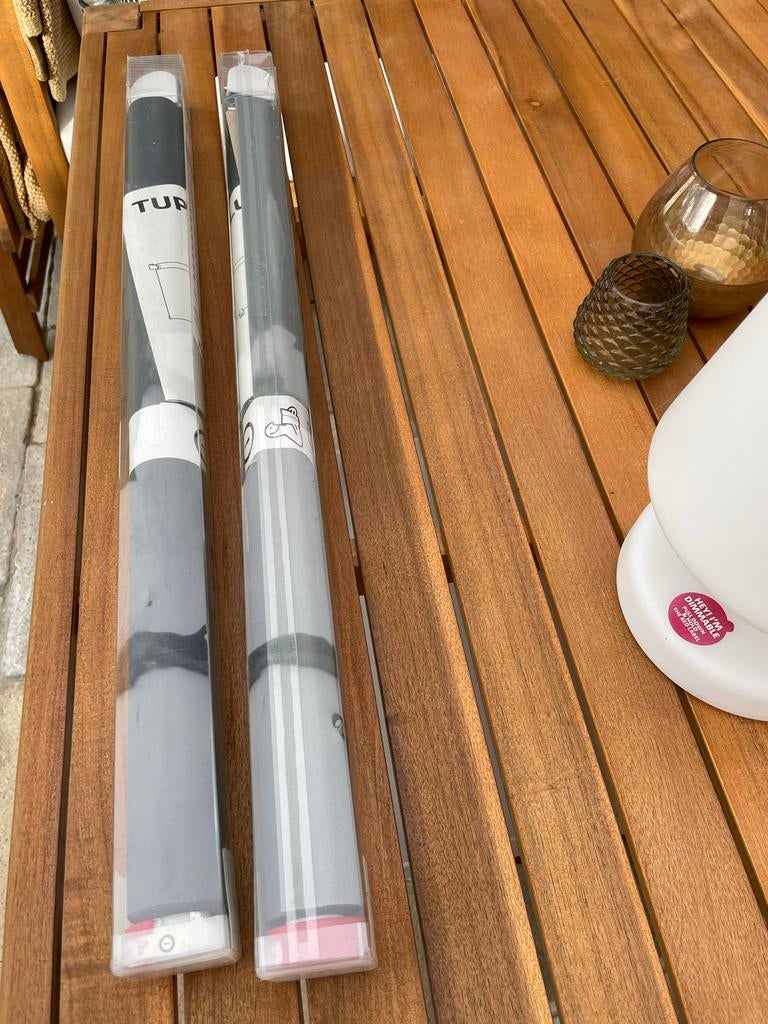 2x IKEA Tupplur Rolgordijn (Nieuw), Huis en Inrichting, Stoffering | Gordijnen en Lamellen, Ophalen, Nieuw, 50 tot 100 cm, Grijs