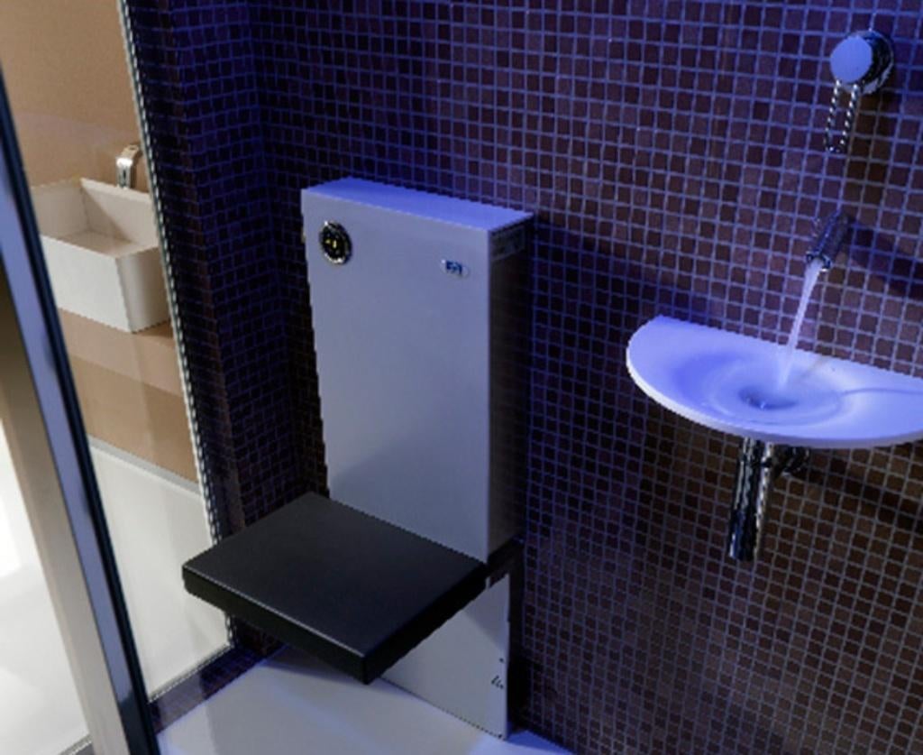stoomgenerator incl. zitje voor stoomcabine/hammam/badkamer, Ophalen, Zo goed als nieuw, Rvs, Overige typen