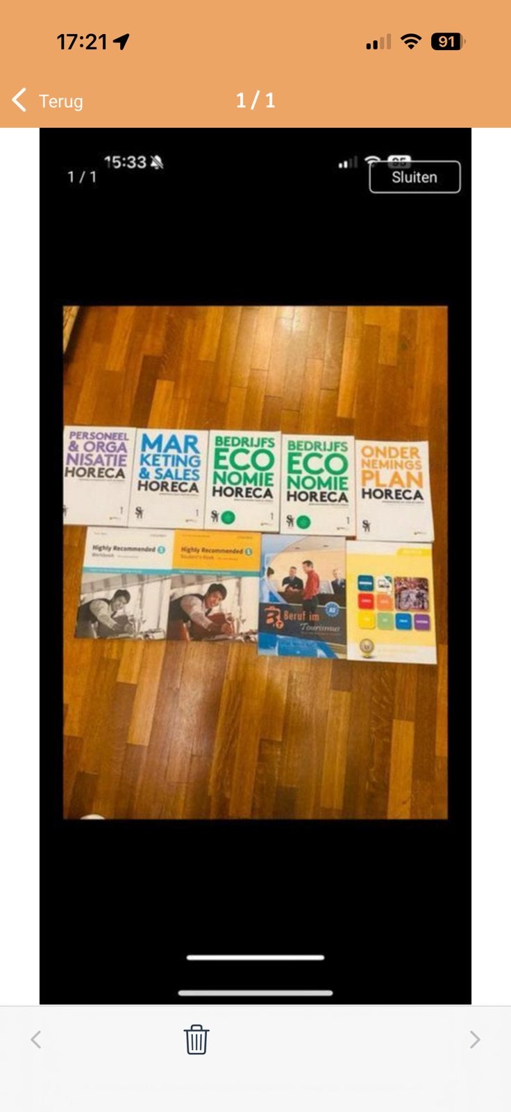 Schoolboeken Horeca Ondernemer Management, Ophalen of Verzenden, Zo goed als nieuw, Overige niveaus