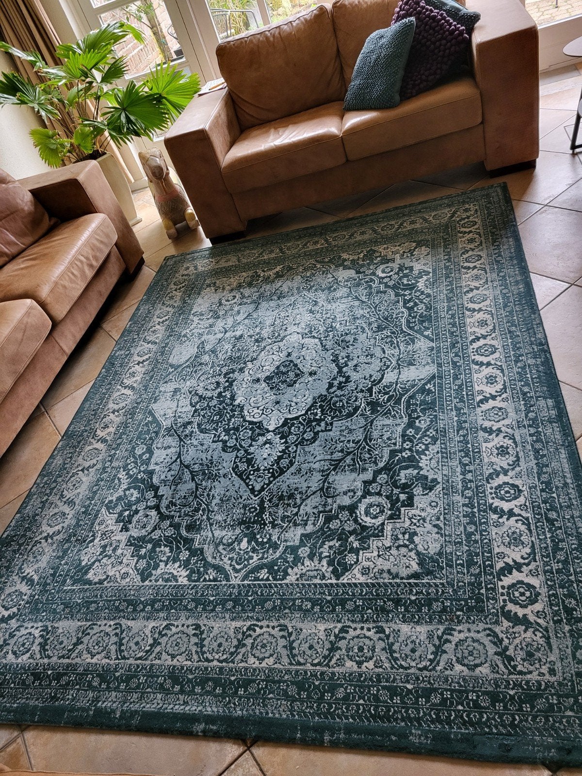 Vloerkleed 250x290 cm - Klassiek patroon, Ophalen, Gebruikt, Klassiek, Oosters, 200 cm of meer